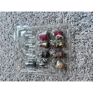 Set of 9 Miniature Christmas Ornaments